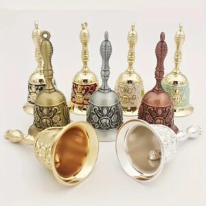 Hand-Crafted Carved Brass Bells