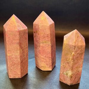 Rhodonite towers
