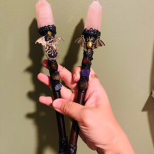 Rose Quartz Crystal Wand