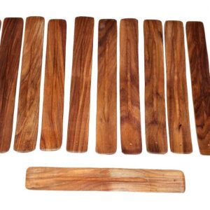 Plain wood incense burner