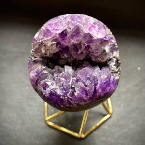 Geode amethyst sphere