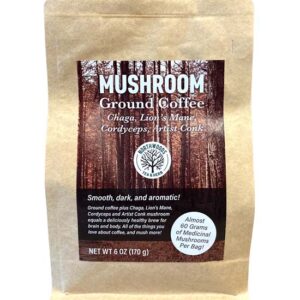 Mushroom ground coffee
