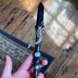 Smokey Quartz Crystal Wand