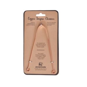 Copper tongue cleaner