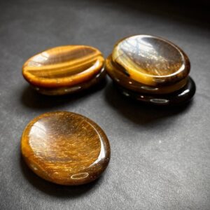 Tigers eye worry stone