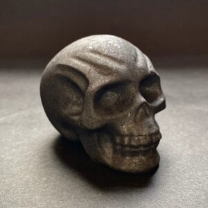 Shungite skull