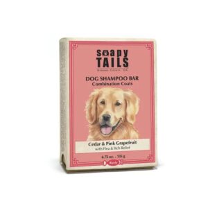 Dog shampoo cedar and pink grapefruit