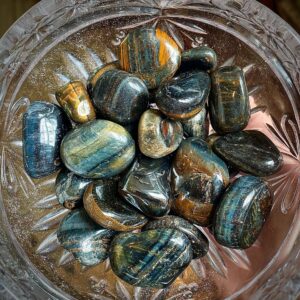 Blue Tigers Eye Tumble