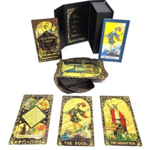 Gold foil tarot