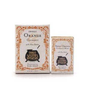 Three Sisters Apothecary Sweet Orange & Coconut Bar Soap