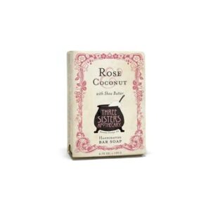 Three Sisters Apothecary Rose & Coconut Milk Bar Soap