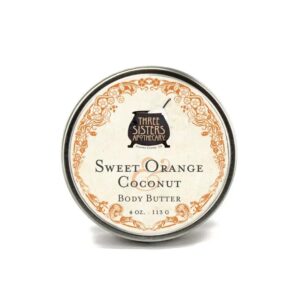 Three Sisters Apothecary, Body Butter Sweet Orange Coconut