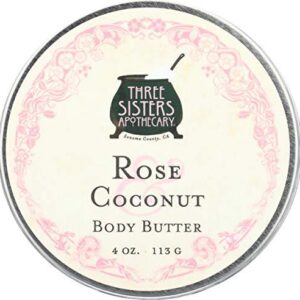 Three Sisters Apothecary Rose Coconut Body Butter
