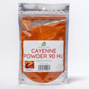 Herb to Body Cayenne Powder 90 Hu | Capsicum Annuum | Wildcrafted | 4oz