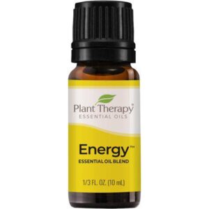 Plant Therapy Energy Essential Oil Blend 10 Ml (1/3 oz) Refreshing 100% Pure undiluted Aromatherapy
