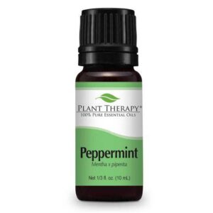 Plant Therapy Peppermint Essential Oil 100% Pure undiluted Aromatherapy 10 ml (1/3 oz)