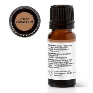 Plant Therapy Clove Bud Organic Essential Oil 100% Pure USDA Certified Organic undiluted 10ml