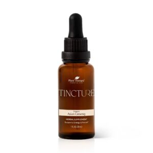 Plant Therapy Organic Asian Ginseng Root Essential Oil Tincture 30 mL (1 oz) Great for Energy & Stamina Encourages Mental Focus. Potent & Natural Extraction Process