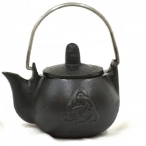 Triquetra cast iron kettle cauldron