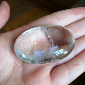 Clear Quartz Palm Stone