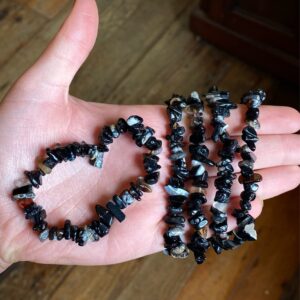 Black agate bracelet