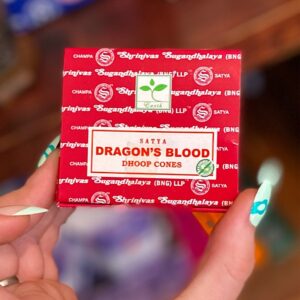 Satya Dragon's Blood Dhoop Incense Cones (Single Pack