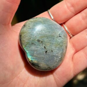 Labradorite palm stone