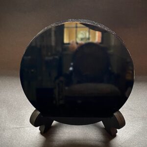 Scrying mirror obsidian