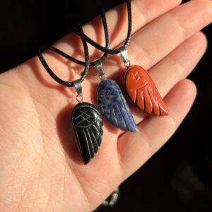 Angel wings necklace