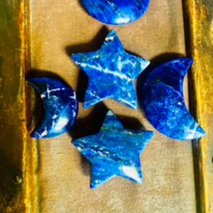 Sodalite stars and moon