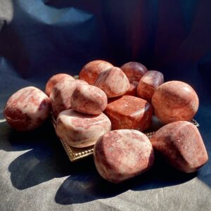 Strawberry jasper tumbles