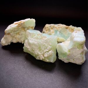 White lime chrysoprase chunks