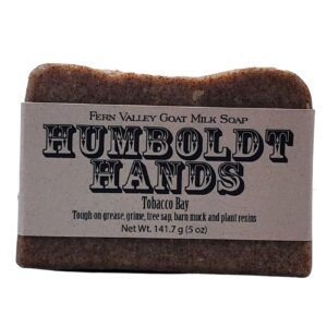 Humboldt Hands Tobacco Bay - Heavy-Duty Hand Cleaner | Natural Goat Milk Soap