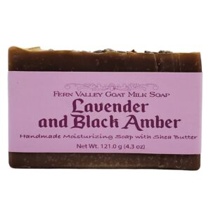 Lavender and Black Amber | Natural Goat Milk Soap