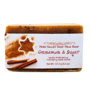 Cinnamon Sugar - Exfoliating Scrub | Natural Goat Milk Soap