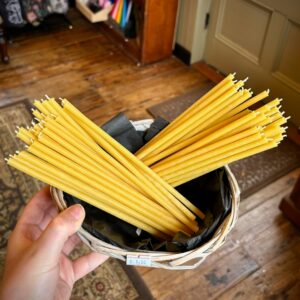 All Natural 100% Beeswax Stick Candle