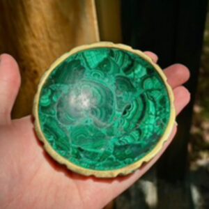 Malachite bowl