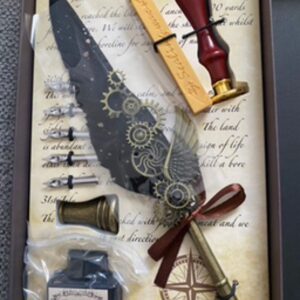 Quill Feather Pen (Steampunk Style)