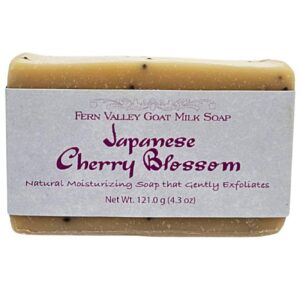 Japanese Cherry Blossom - Exfoliating Scrub | Natural Goat Milk Soap