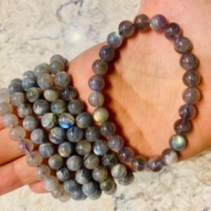 Labradorite bead bracelet