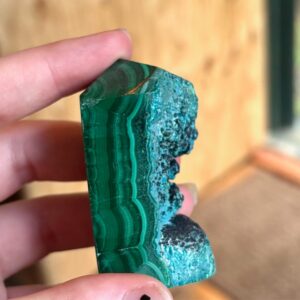 Malachite and Chrysocolla Towers