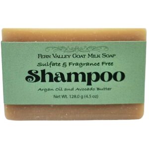 Shampoo Bar | Fragrance-Free | Natural Goat Milk Shampoo
