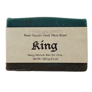 King - Masculine Exfoliating Scrub | Natural Goat Milk Soap