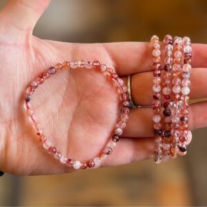 Red fire quartz bracelet