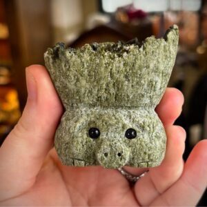 Green Tourmaline Pig