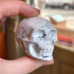 Howlite Skull