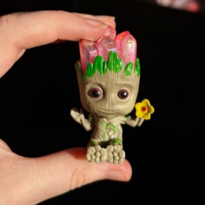 Small Groot with Crystal Head