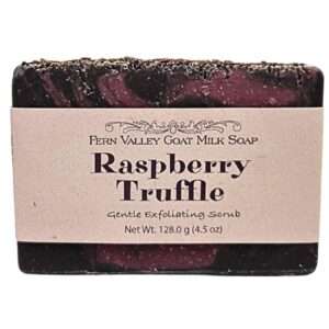 Raspberry Truffle - Exfoliating Scrub | Natural Goat Milk Soap