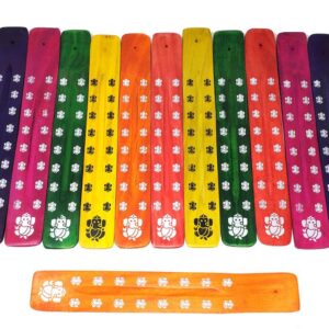 Colored incense burner