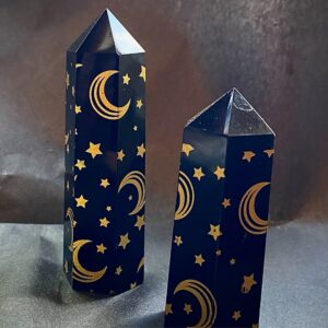 Obsidian moon towers